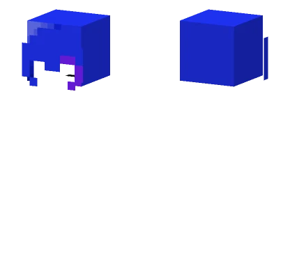Blue Anime Boy Minecraft skin