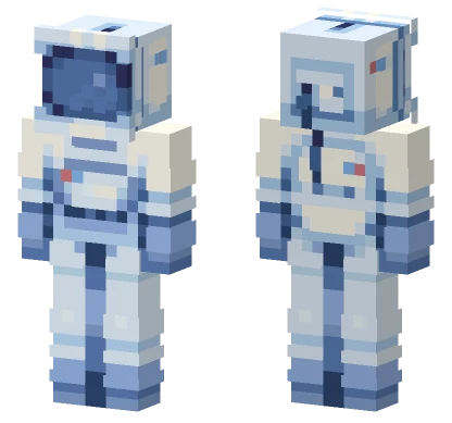 Blue Astronaut Suit Minecraft skin