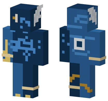 Blue Auramonster Minecraft skin