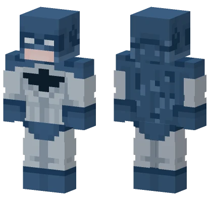 Blue Batman Suit Minecraft skin