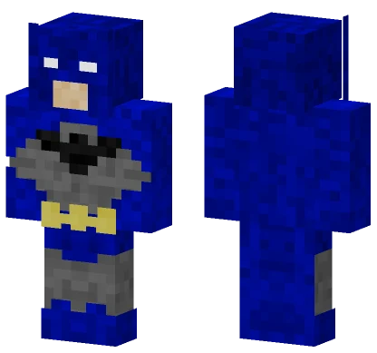 Blue Batman Suit Minecraft skin