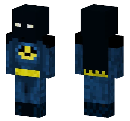 Blue Batman Suit Minecraft skin