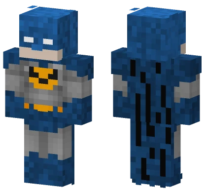 Blue Batman Suit Minecraft skin
