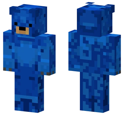 Blue Bear 2026 Minecraft skin