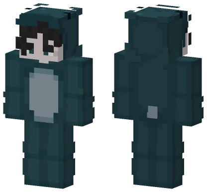 Blue Bear Onesie Minecraft skin
