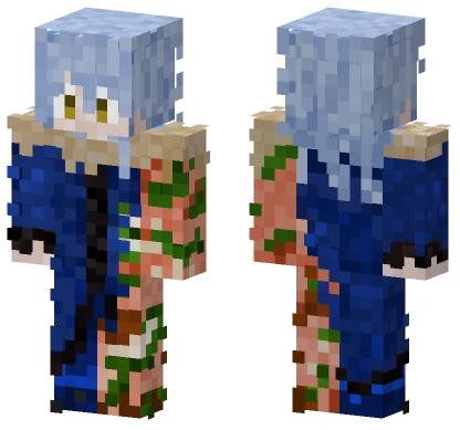 Blue Bird Creature Minecraft skin