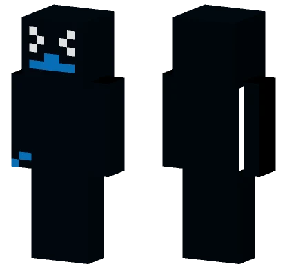 Blue Black Minecraft skin