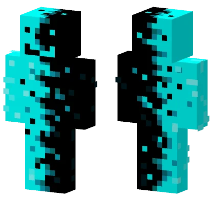 Blue Black Minecraft skin