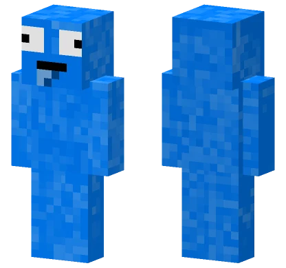 Blue Blob Character Minecraft skin
