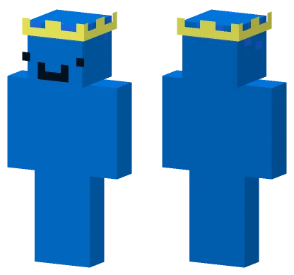 Blue Blob Character Minecraft skin