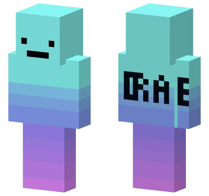 Blue Blob Creature Minecraft skin
