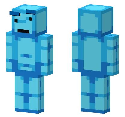 Blue Blob Minecraft skin