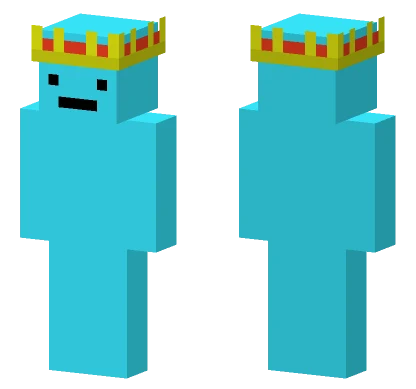 Blue Blob Monster Minecraft skin