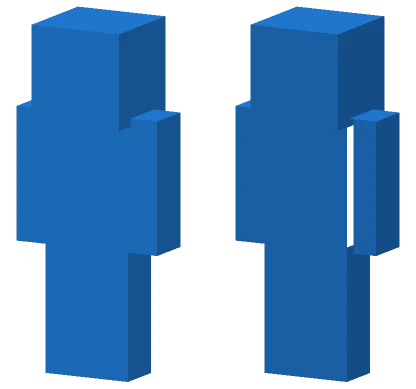 Blue Block Outfit Minecraft skin