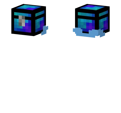 Blue Block Tower Minecraft skin