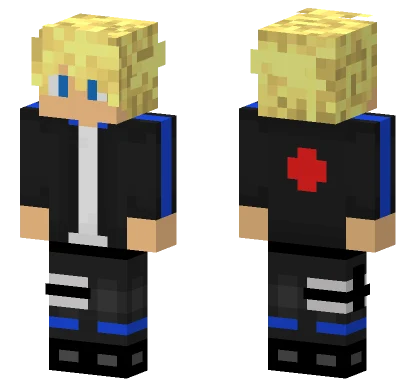 Blue Boruto Minecraft skin