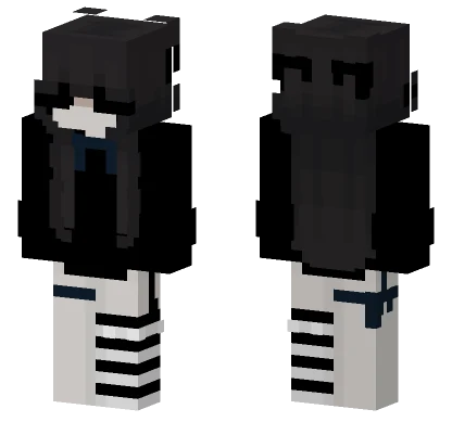 Blue Bowtie Outfit Minecraft skin