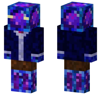 Blue Bowtie Suit Minecraft skin