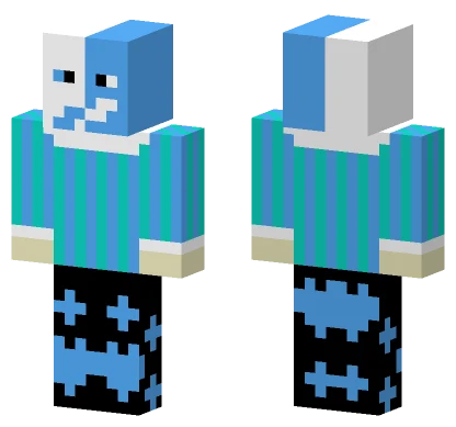 Blue Bunny Minecraft skin
