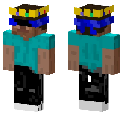 Blue Camo Soldier Minecraft skin