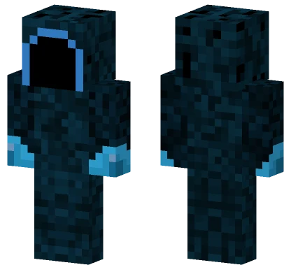 Blue Cave Dweller Minecraft skin