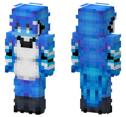 Blue Character Skin Minecraft skin