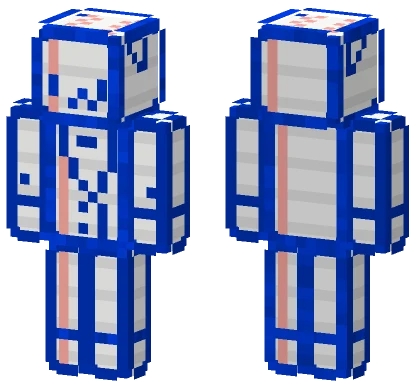 Blue Checkered Suit Minecraft skin