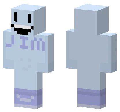Blue Cloud Character Minecraft skin