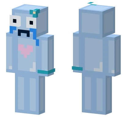 Blue Cloud Creature Minecraft skin