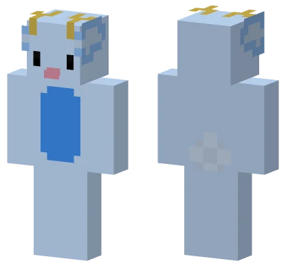 Blue Cloud Creature Minecraft skin
