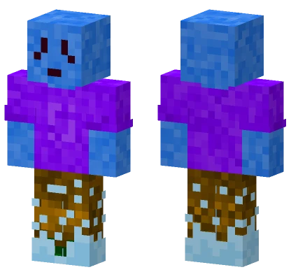 Blue Cloud Creature Minecraft skin