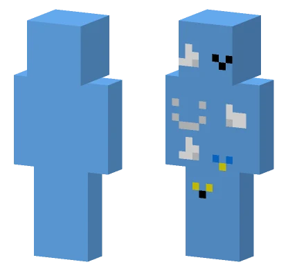 Blue Cloud Outfit Minecraft skin