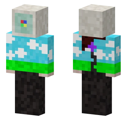 Blue Cloud Pajamas Minecraft skin