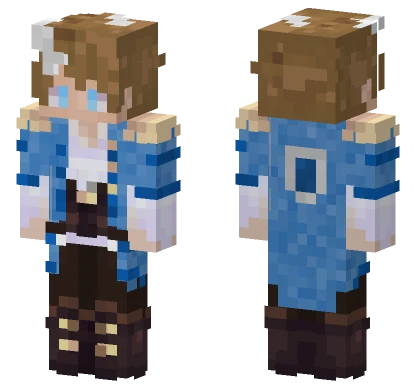 Blue Coat Sailor 2 Minecraft skin