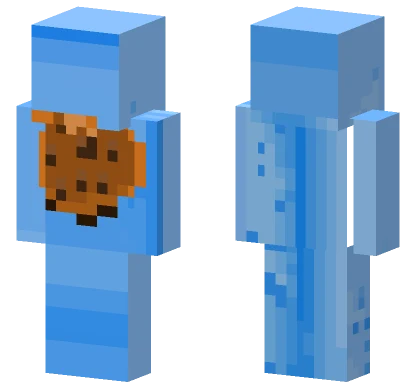 Blue Cookie Outfit Minecraft skin