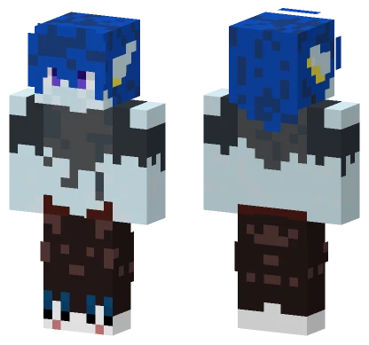 Blue Creature Minecraft skin