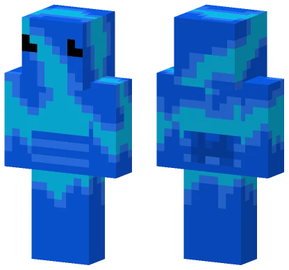 Blue Creature Minecraft skin