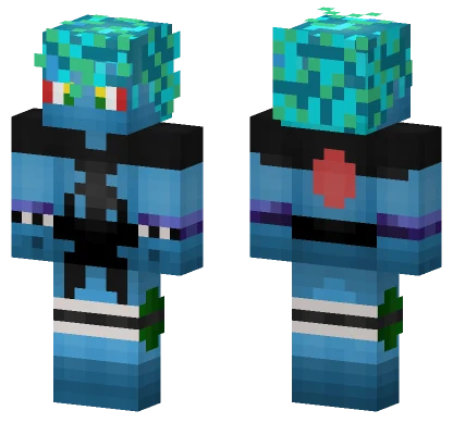 Blue Creature Skin Minecraft skin