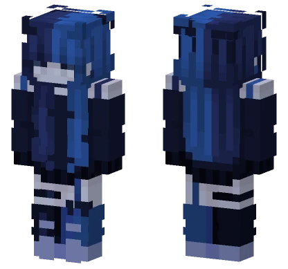 Blue Crystals Skin Minecraft skin