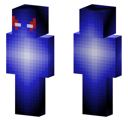 Blue Demon Outfit Minecraft skin