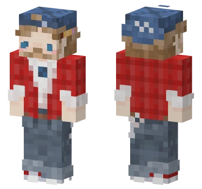 Blue Denim Cowboy Minecraft skin