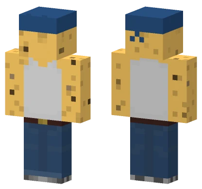 Blue Denim Jumpsuit Minecraft skin