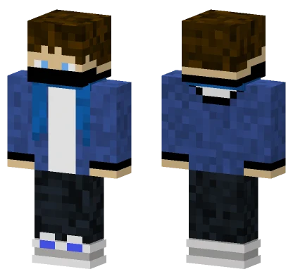 Blue Denim Outfit Minecraft skin