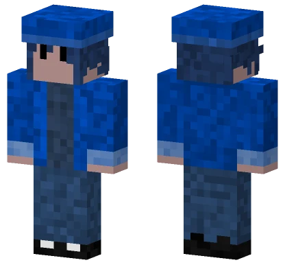 Blue Denim Outfit Minecraft skin