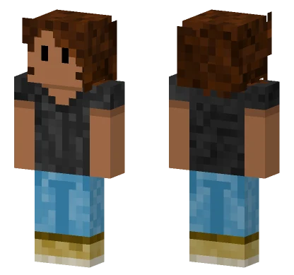Blue Denim Outfit Minecraft skin