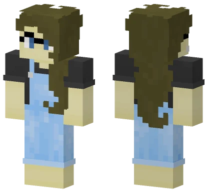 Blue Denim Outfit Minecraft skin