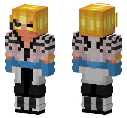 Blue Dragon Skin Minecraft skin