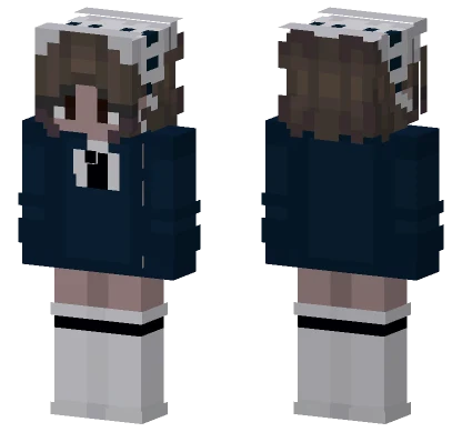 Blue Dress Minecraft skin