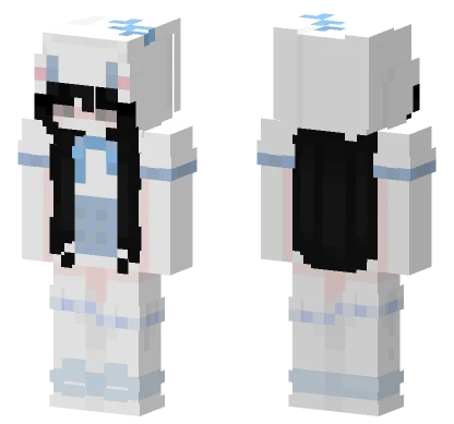 Blue Dress Girl Minecraft skin