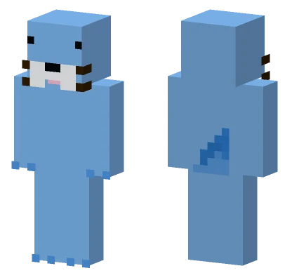 Blue Elephant Minecraft skin